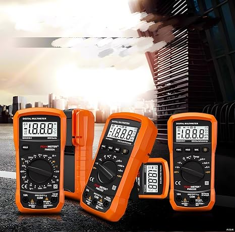 Digital Multimeter PM8233A PM8233B PM8233D PM8233D+/E AC DC Ampmeter Voltmeter Tester DC Current Resistor Continuity diode Test Data Hold Handheld Pocket Size 2000 Counts(PM8233D+)
