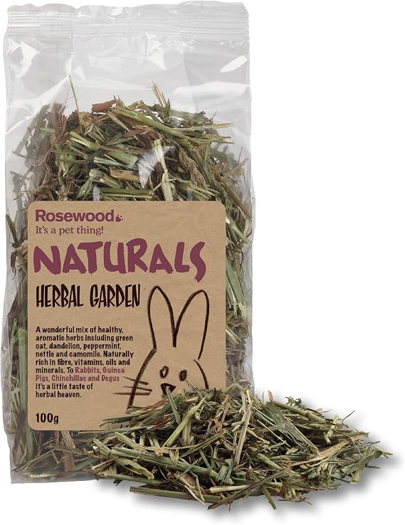 Rosewood Pet 1 Pouch Herbal Garden Food For Small Animals, 100G