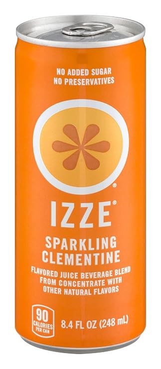 Izze Sparkling Juice, Clementine, 8.4 oz