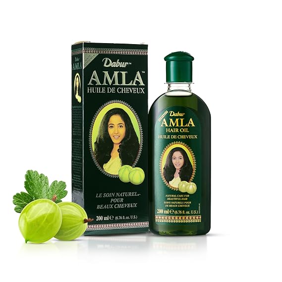 Dabur Amla Hair Oil Nourishing with Pure Amla Oil For Hair Growth, 200 ml