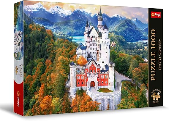 Trefl Neuschwanstein Castle, Germany - 1000 Piece Puzzle 26.9"x18.9"