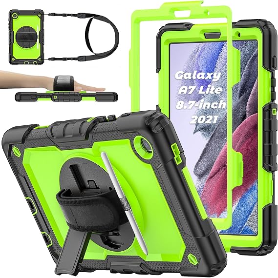 Case for Samsung Galaxy Tab A7 Lite Tablet 8.7-inch 2021 Green