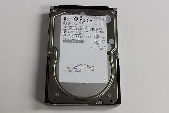 Fujitsu Limited 73GB SCSI 68 PIN MAW3073NP 10K U320 Hard Drive
