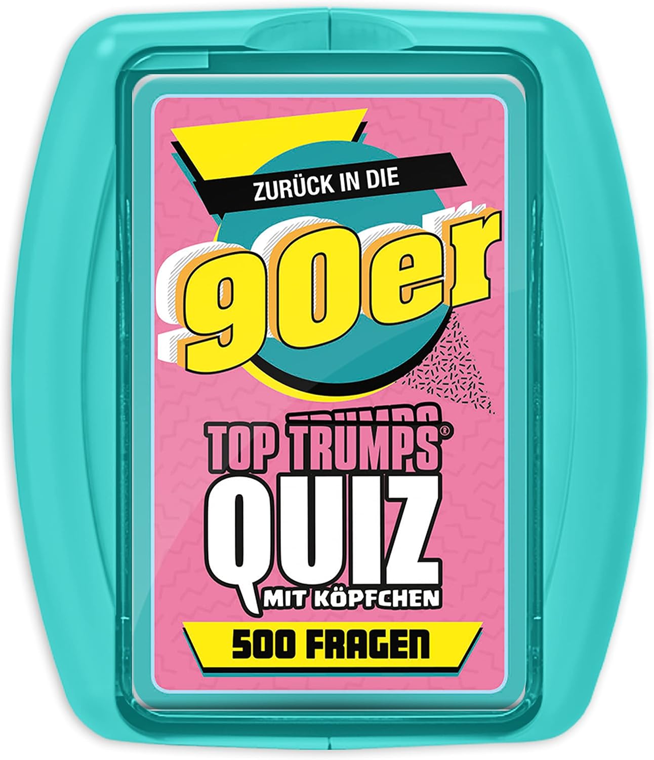 Winning Moves - TOP TRUMPS Quiz - 90s - Card Game for Adults - Age 8+ German WIN47315