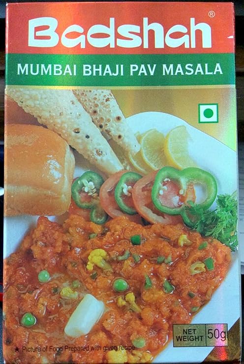 Badshah Mumbai Bhaji Pav Masala - 50 grams 1.76 oz India Spice Masala Mix Powder