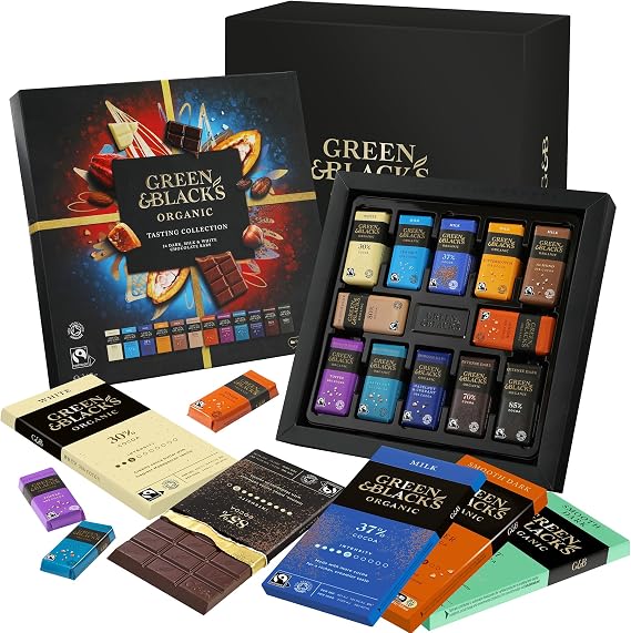 Green & Black's Chocolate Lovers Collection Gift Box Hamper - Large including G&B Tasting Collection