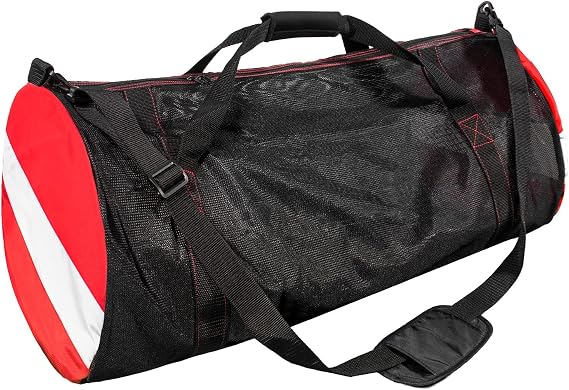100L Mesh Duffle Bag, Durable Dive Bag for Scuba Diving Equipment