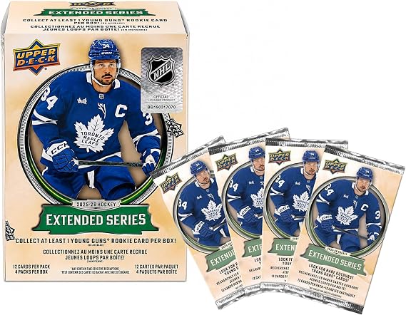 Upper Deck 2025-26 Extended Series Hockey Blaster Box