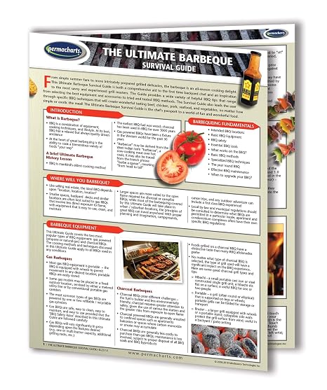 Ultimate Barbecue and Grilling Guide - Quick Reference Guide by Permacharts