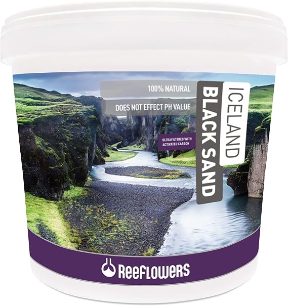 ReeFlowers Iceland Black Sand (1-2 mm) Akvaryum Kumu 7 Kg