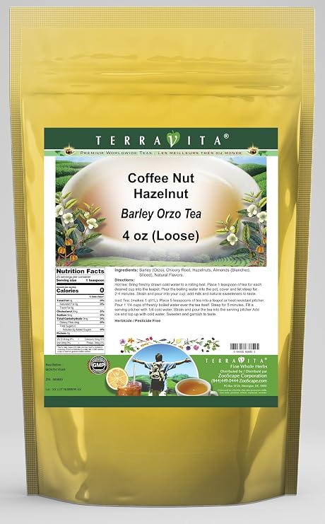 Coffee Nut Hazelnut Barley Orzo Tea (Loose) (4 oz, ZIN: 565680)