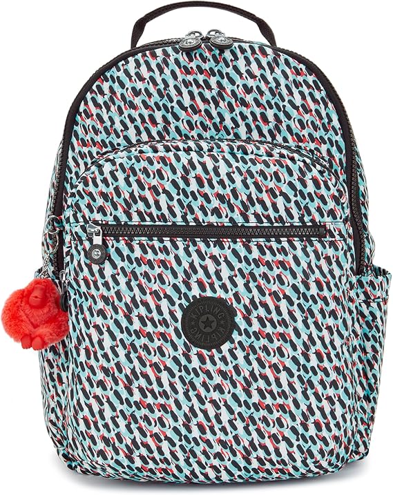 Kipling Women's Seoul 15" Laptop Backpack, Durable, Roomy with Padded Shoulder Straps, Built-In Protective Sleeve