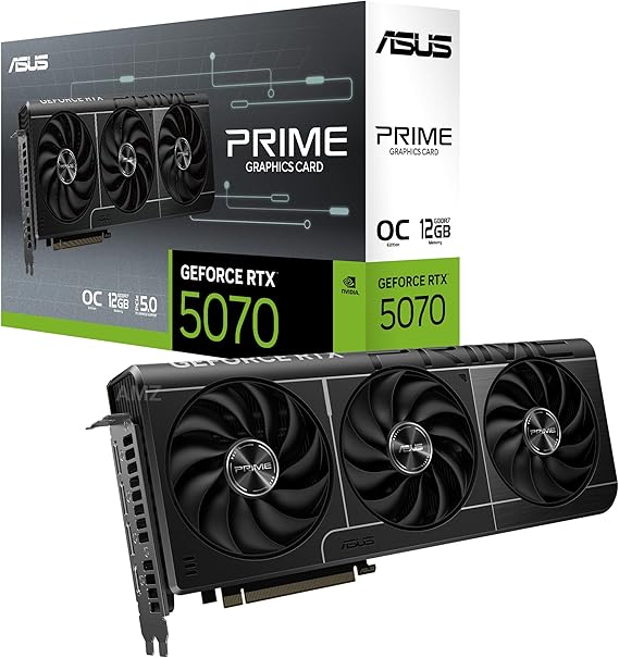 ASUS PRIME GeForce RTX 5070 12GB GDDR7 OC Edition Gaming Ekran Kartı