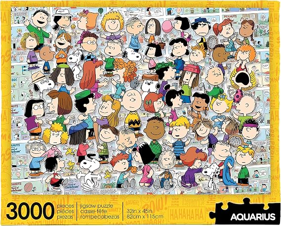 AQUARIUS Peanuts Snoopy Charlie Brown Peanuts 3000 Piece Jigsaw Puzzle