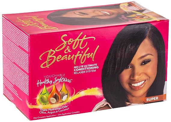 Soft & Beautiful Ultimate Protection No-Lye Relaxer Kit, Coarse