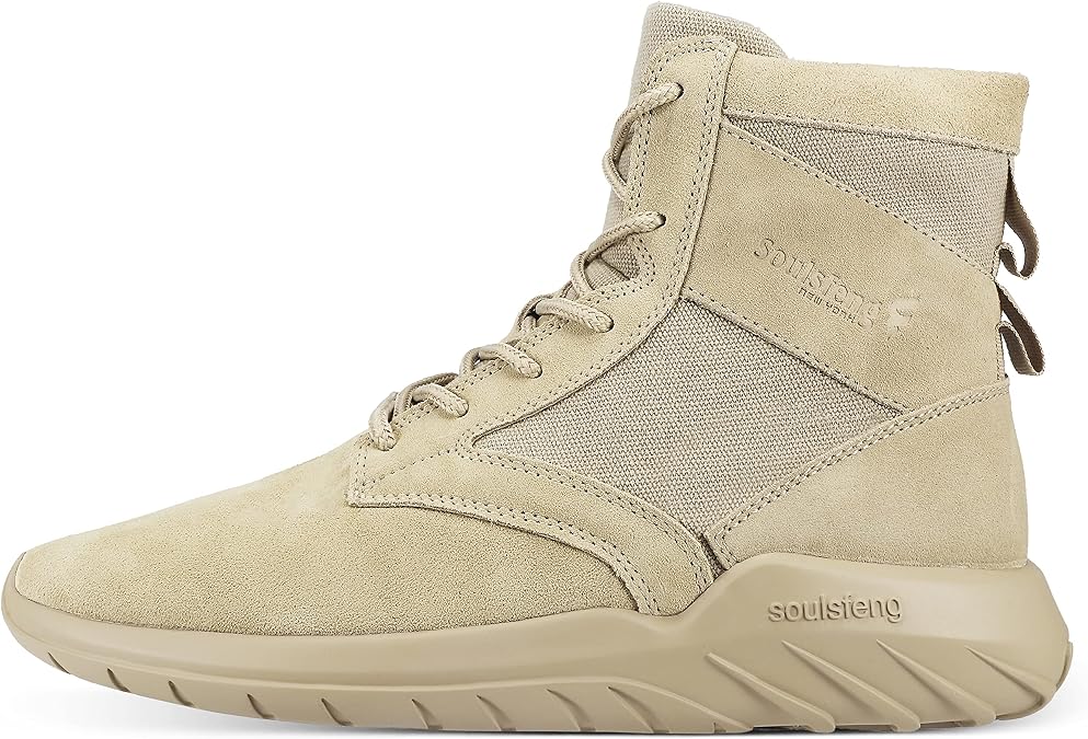 Soulsfeng Tactical Boots for Men and Women Lightweight Sneaker Boots Work Hiking Military Booties