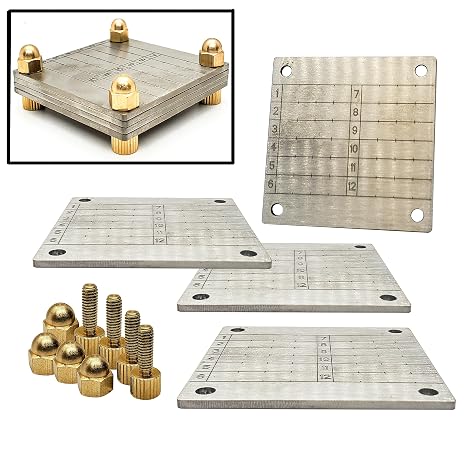 1.5mm Lite Titanium Crypto Seed Phrase Recovery Cold Storage Metal Plate