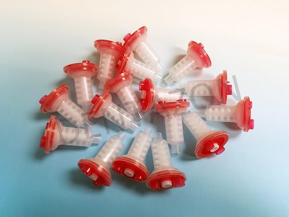 Red Dental Dynamic Mixing Tips, 250pcs (5 Bags)