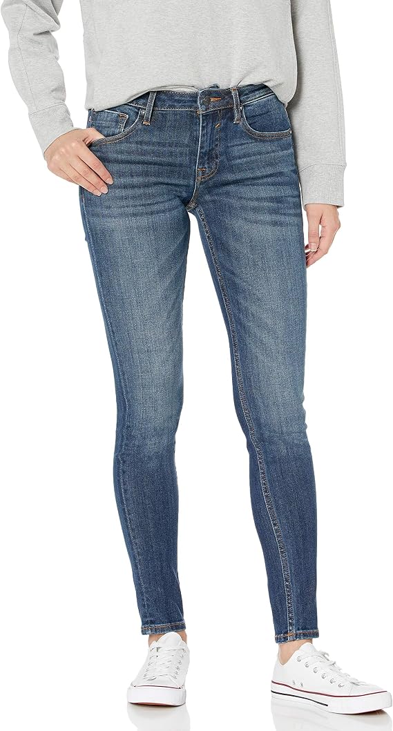 Vigoss Women's Jagger Fit Skinny Jean, Classic Destruction, 24