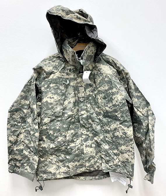 USGI New Us Army Issue Ecwcs Gen III Level 6 Gore Tex Acu Digital Extreme ColdWet Weather Jacket - X-Small Regular.
