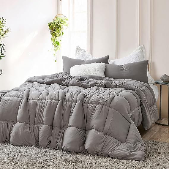 Byourbed Summertime - Coma Inducer Twin XL Comforter - Morning Gray