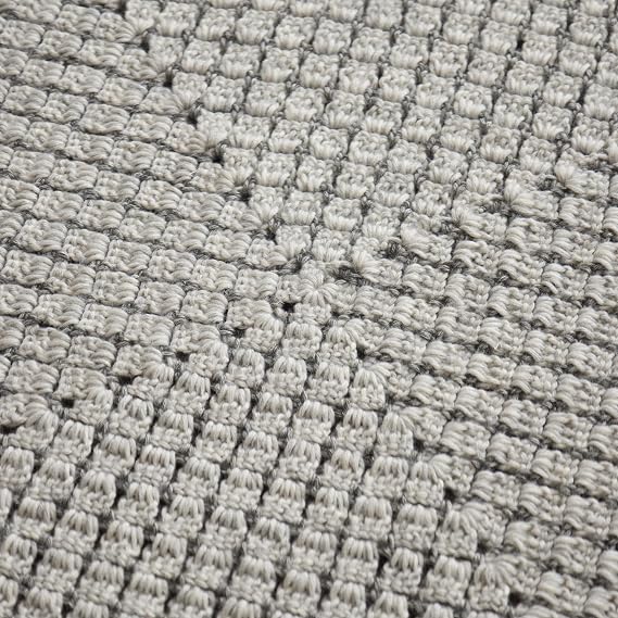 Throw Crochet Blanket Kit for Beginners | Soft, Moderate Thickness, Easy | 19 Pieces Set Step by Step Video Tutorials | Starter Knitting All in One Kits | 103 * 103cm Or DIY 30% Redundant