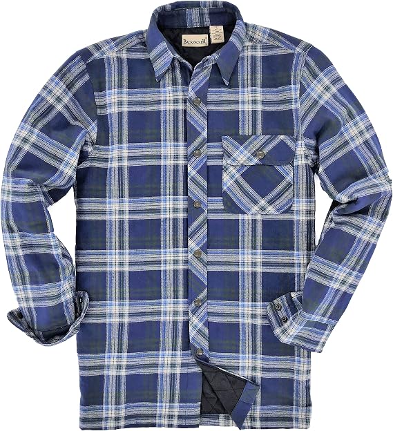 Backpacker Men's Flannel/Quilt Lined Shirt Jacket